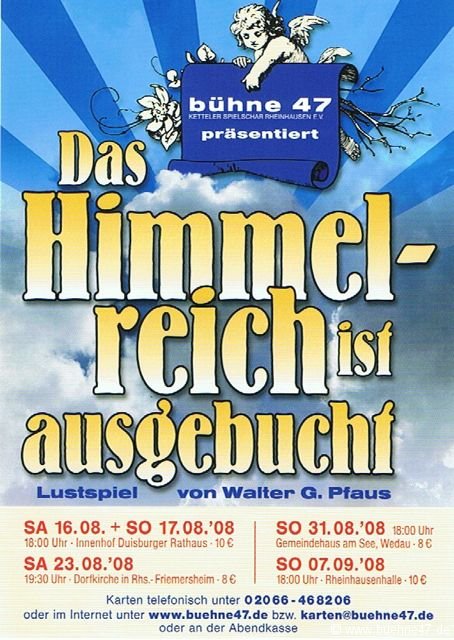 Das Himmelreich ist ausgebucht